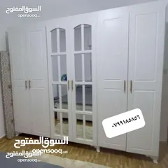 12 خزائن ملابس خشب لامنيت 18م الون حسب الطلب كفاله 5سنوات خزائن ملابس طابق واحد او طبقين الوان والمقاسا