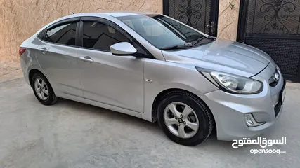  1 هونداي اكسنت 2014 ديززل 4 غيار صفر مشاكل  يد اوولا 1600 تيربو كاااش فقط