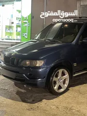  5 BMW X5 موديل 2001 فحص كامل ترخيص وتنازل واطي للبيع او البدل ع مرسيدس E200 موديل 2004