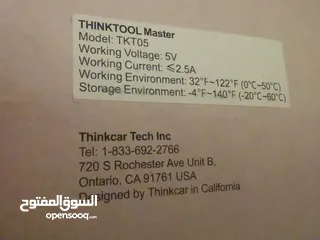  6 جهاز الفحص و البرمجة . Thinktool Master