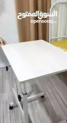  12 مكتب طلابي عملي ومتنقل بترتيب عصري! سطح واسع بيساع لابتوب + كتب + أدوات مدرسية عجلات قوية