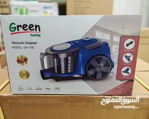  30 عرض خاص مكنسة جرين هوم Green Home بطح بدون كيس القوة 2600 واط سعة تنك 3.5 لتر  طول سلك 5 متر الحديثة