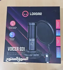  1 ميكرفون فويسر 931 للألعاب من شركة لوجار  LORGAR Voicer 931 Gaming Microphone