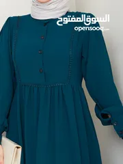  12 فستان تركي كريب ماركة anila moda
