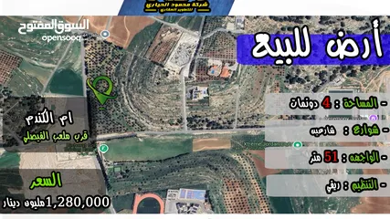  1 رقم الأعلان (4879) قطعة ارض للبيع ام الكندم