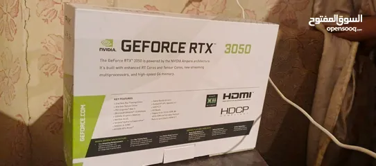  2 كرت شاشه  RTX3050 إستعمال (6) أشهر (سعر كرت الشاشه  180)