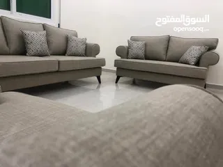  5 طقم كنب امريكي 7مقاعد فاخر جدا