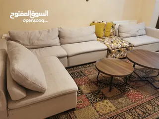  2 كنب كورنر خشب سويد تفصيل