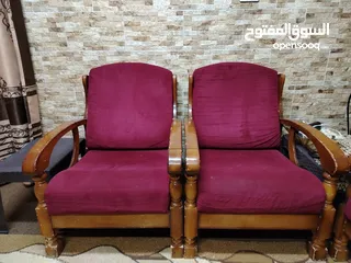  2 طقم مورس خشب زان