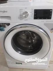  2 Whirlpool full automatic washing machine 10 kg stem cleaning option