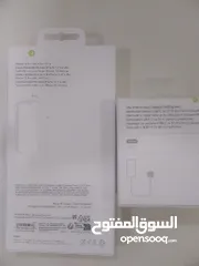  2 شاحن اصلى وكفر شفاف أصلى ل iPhone 15 promax