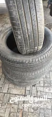  2 طقم بريجستون 225/60/18 بحاله جيده جداللبيع