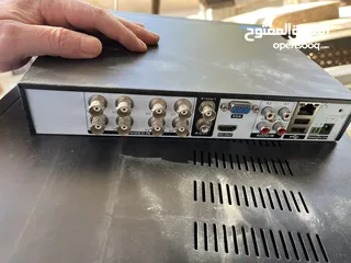  5 Dave 8 كاميرات  جهاز صوت امبلي فير سماعة سقف  عدد 8  محول للكاميرا 12v 200w السعر 70 دينار