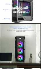  14 كيس جيمنغ  من جيماكس مضيئ رجب تصميم رهيب GAMEMAX Starlight BK Case Gaming