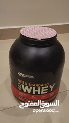  5 Optimum Nutrition  gold standard whey protein 5Lb  بروتين شوكولاتة  وزن 2,26 كيلو  مستورد.