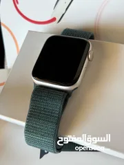  3 ساعه ابل SE 2 اصدار جديد 2025  بلون ضوء الإطار النجوم الحزام بلون أخضر البحيرات مقاس 44