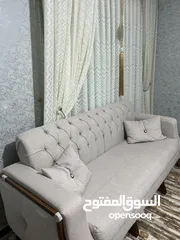  8 كنب حديث سبع مقاعد ثنائيه وثلاثيه ومفردتين