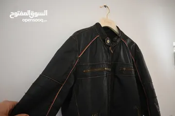  3 VINTAGE AMERICAN LEATHER JACKET WITH DETAILING