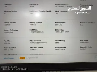  11 لابتوب ديل معالج جيل 12 i7 رام 16 سرعة 3200 ذاكرة 512 سريعة جدا كرتين شاشة Nvidia + Intel iris xe