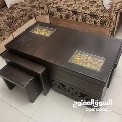  2 طاولة خشب للبيع