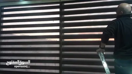  26 ستائر زيبرا تركي وستائر رول بلاك اوت ودم اوت