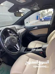  4 Mercedes B-Class مرسيدس كهرباء ابيض ملوكي بحالة ممتازة وسعر مغري