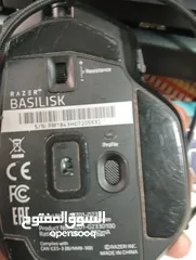  2 razer keyboard black widow v4 yellow switches , mouse razer basilisk