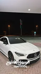  2 مرسيدس CLA 45s 2022 خليجي على الضمان v4 باقي التفاصيل تحت سيارة جميلة اقتصادية و رياضيه و تون توربو