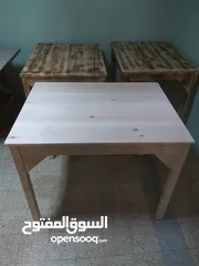  6 طقم كراسي  مع طاولة