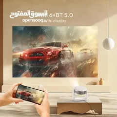  18 بروجكتر لاسلكي أندرويد داتا شو 180 بوصة مزود ببطارية يعمل ساعتين متواصل بدون الحاجة إلى مصدر طاقة