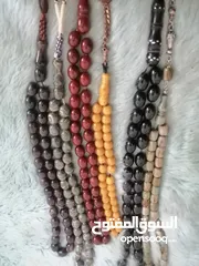  1 سبح عدد 6 خام ايراني ونجفي وتركي حبات فحلة 90دينار