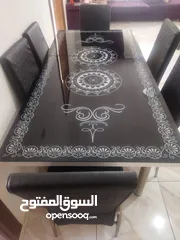  1 طقم طاولة سفرة سكريت شبه جديد