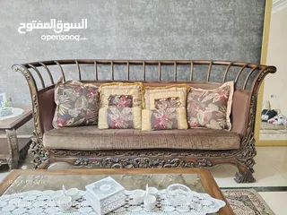  9 طقم كنب خشب زان