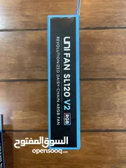  3 5x Lian Li UNI Fan SL120 V2 RGB Black Single Pack —NEW SEALED—