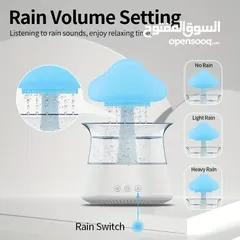  4 معطر وملطف الجو Aroma Diffuser Rain Cloud Humidifier CH06