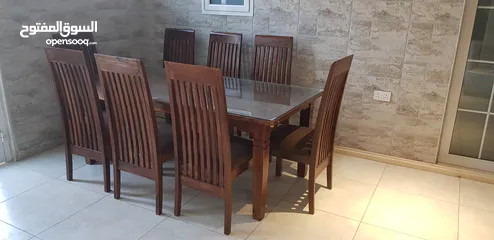  1 طاولة طعام 8 كراسي dining table with 8 chairs