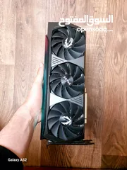  1 كرت شاشه الفخم ZOTAC HOLO RTX 3080، نسخة هولو العالية من زوتك, مش مفتوح ولا مصلح و كثير نظيف ب 320دأ