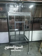  15 قفص ببغاء تفصيل اقفاص ببغاء كاسكو و مكاو جميع الأحجام حسب الطلب والمقاي