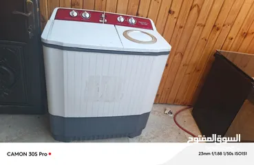  4 غساله حوضين ناشونال 10 كيلو بحاله ممتازه
