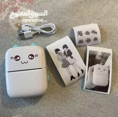  2 طابعة موبايل حرارية صغيرةً تعمل لخاصية البلوتوث بأقل سعر بالمملكه