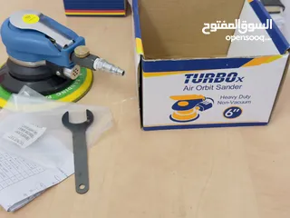  3 ماكينة حف Turbo x Air orbit sander  Heavy duty  Non-vacuum
