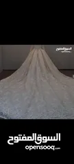  1 فستان عرس  لبسة واحدة للبيع