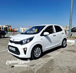  1 كيا بيكانتو 2020 فل بصمة  عداد قليل ( 50 ) ألف كيلو