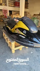  2 yamaha jetski gb1300 with Fishing Rod Rack and Cooler