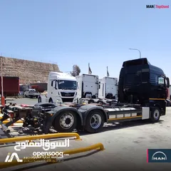  4 شاسيه MAN TGX 26.470  2020 كفالة الوكيل لمدة 3 شهور