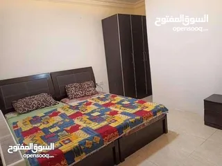  15 شقة مفروشة للايجار السابع خلف مسجد ابو عيشة طابق ارضي مساحة 120م