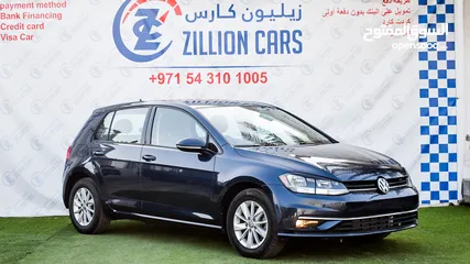  1 Volkswagen - Golf - 2018 - Perfect Condition - 715 AED/MONTHLY - 1 YEAR WARRANTY + Unlimited KM*