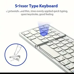  4 كيبورد keyboard  بلوتوث يصلح لجميع الأنظمة