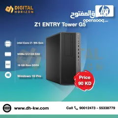  1 جهاز كمبيوتر USED Desktop HP Z1 ENTRY Tower G5