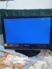  1 شاشه بوصهLCD22  مدخل HDMI  وقاعده طاوله